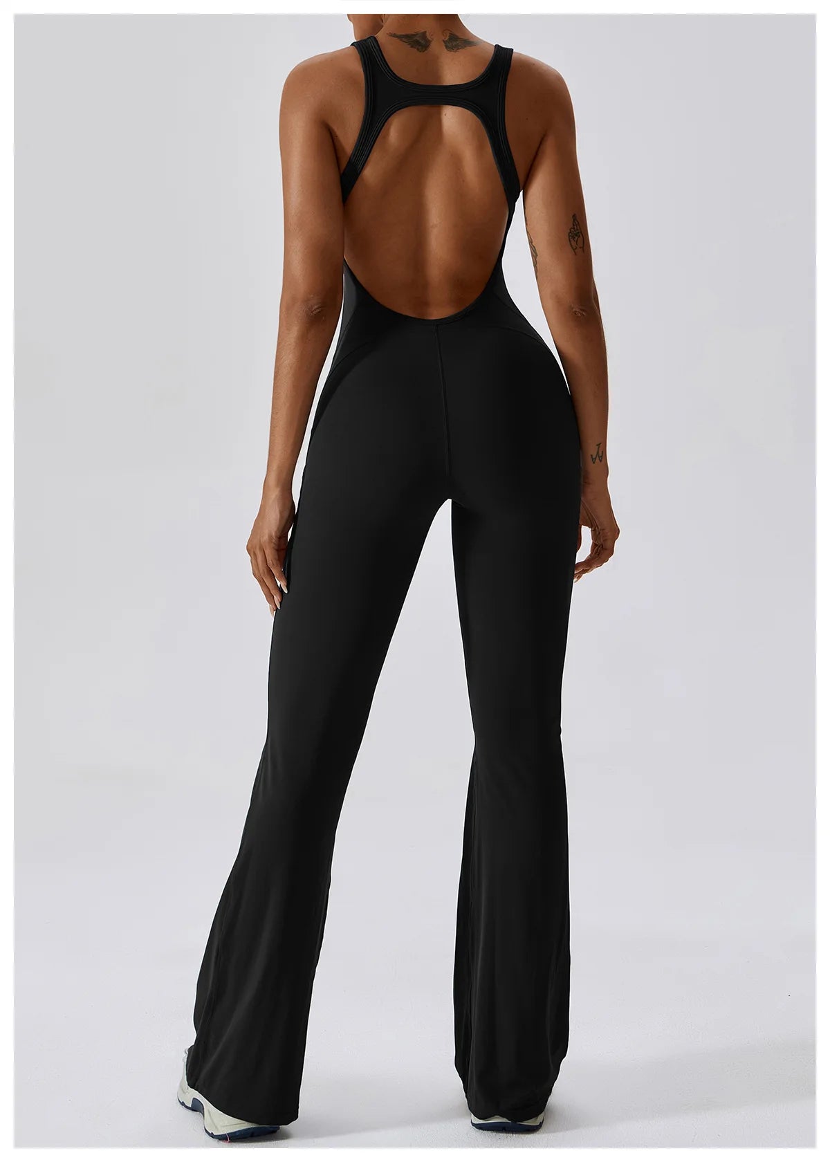 Sleeveless Flare Jumpsuit