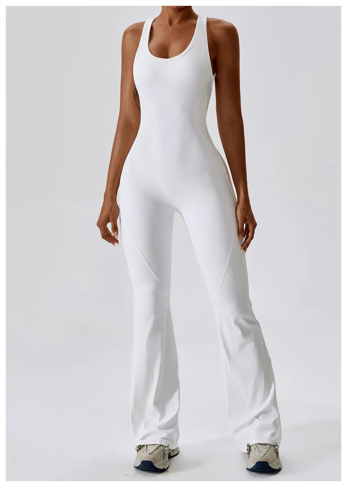 Sleeveless Flare Jumpsuit