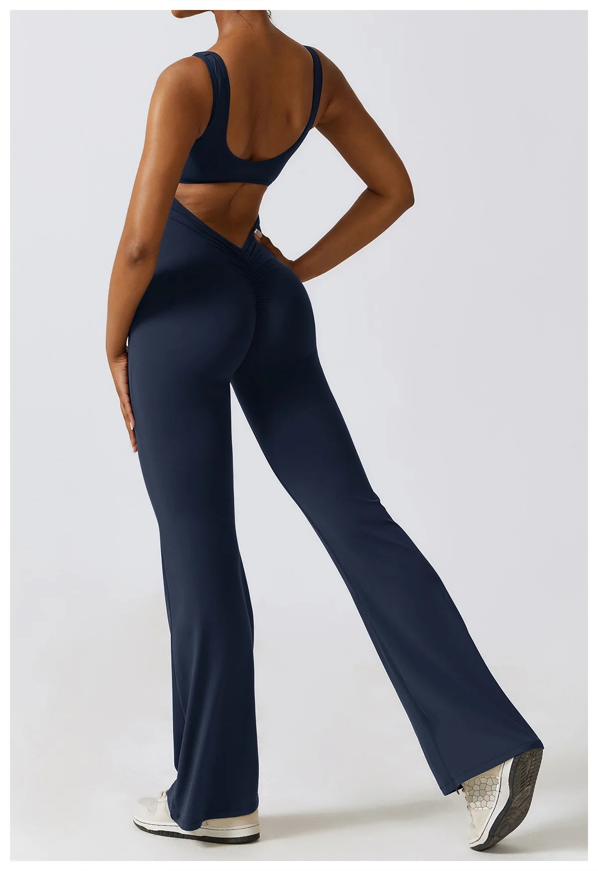 Sleeveless Flare Jumpsuit