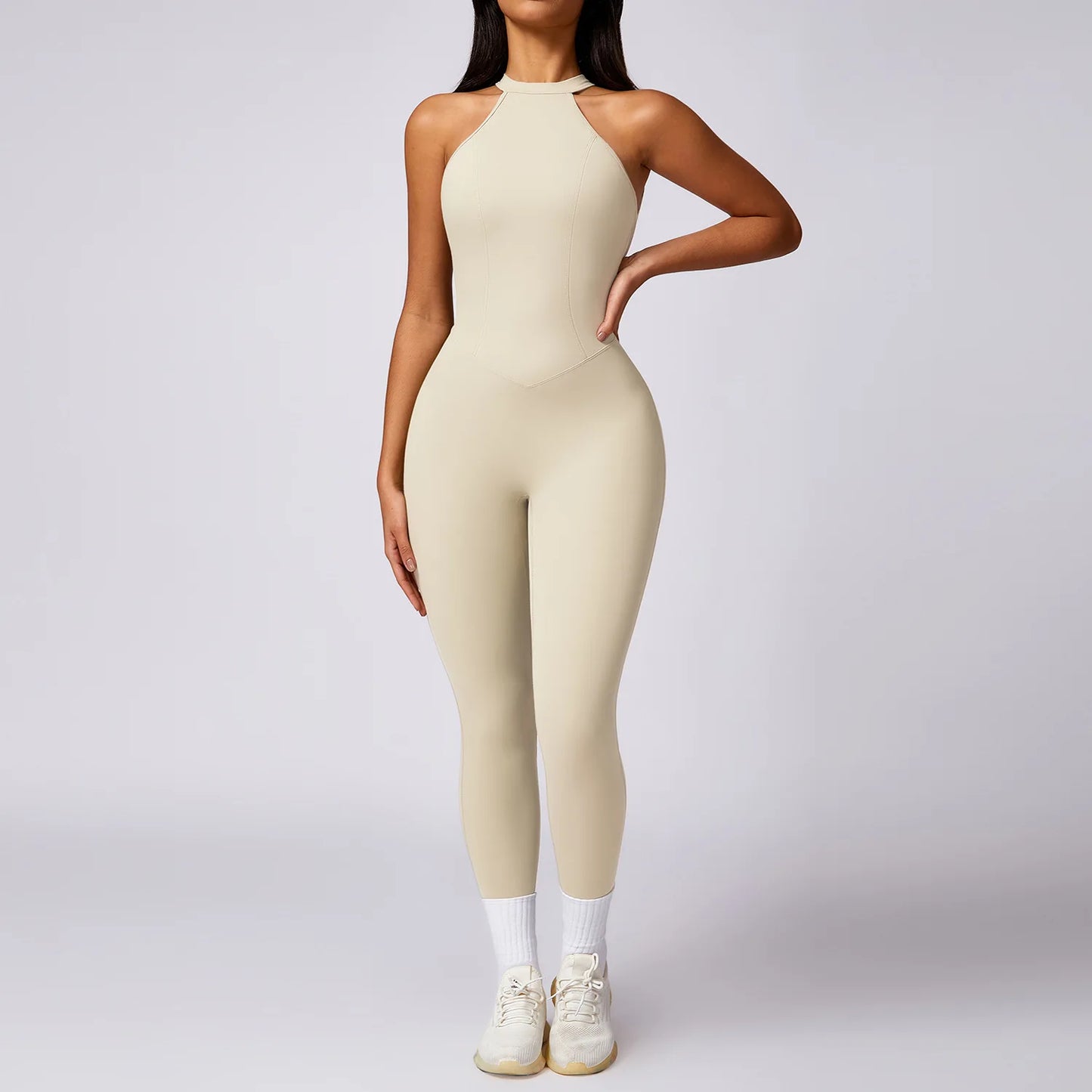 Backless Yoga Jumpsuit