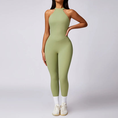 Backless Yoga Jumpsuit